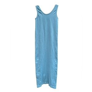 Commando blue sleeveless bodycon midi dress